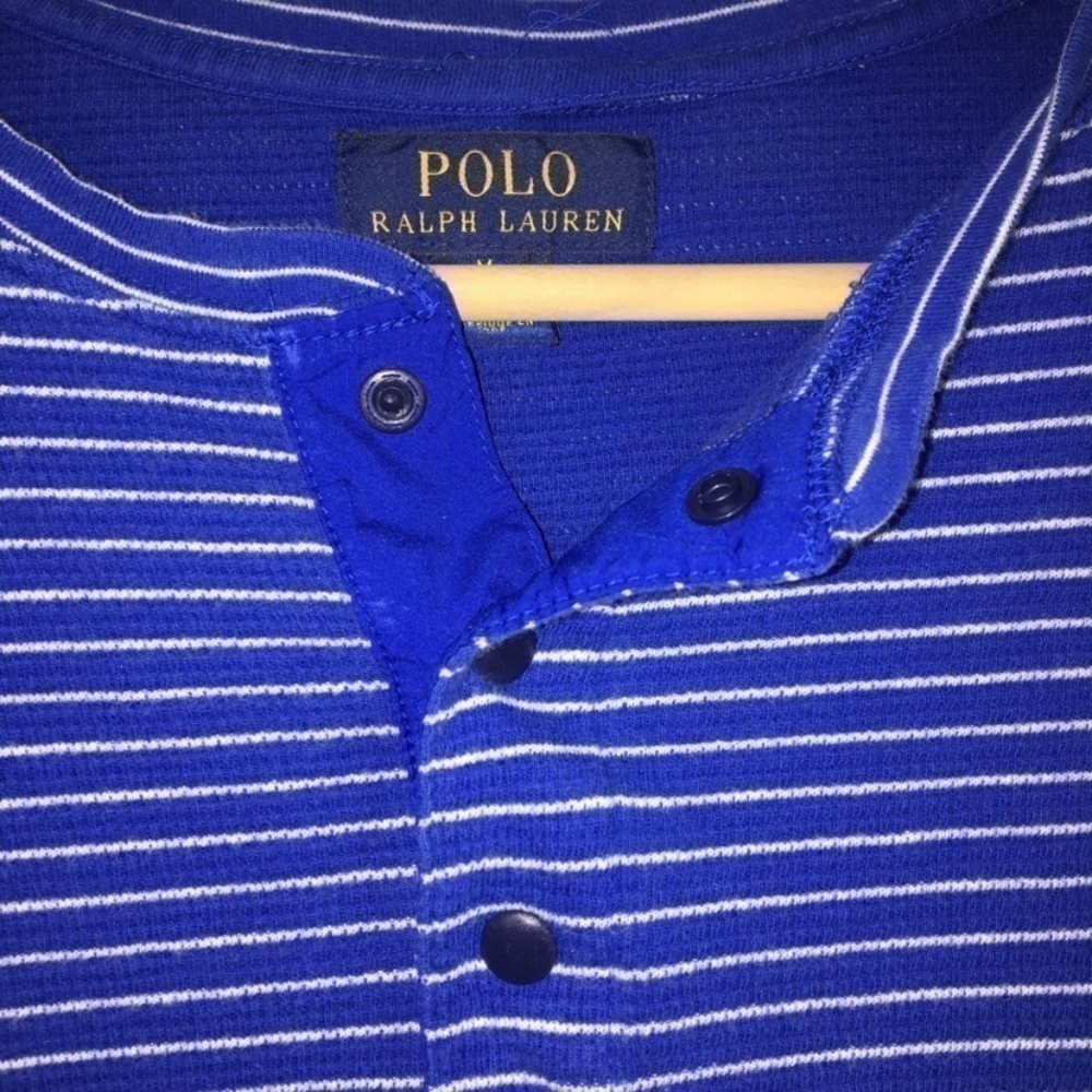 Kids Polo Ralph Lauren Blue Striped Sweater - Picture 4 of 5